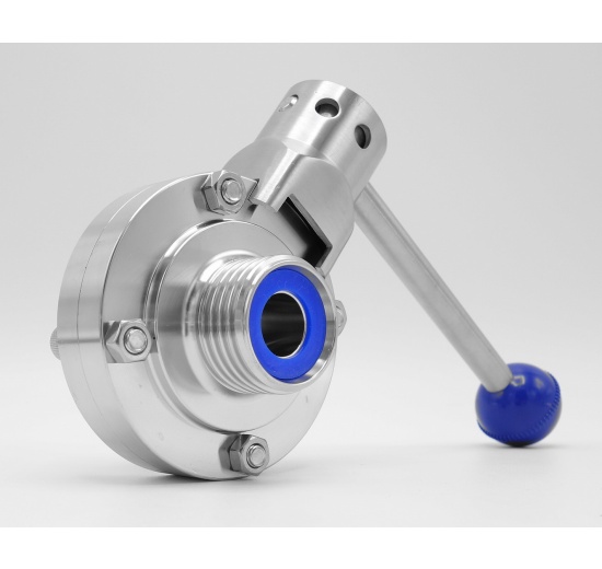 Nerezová klapka přímá, závitová typ G-G DN15