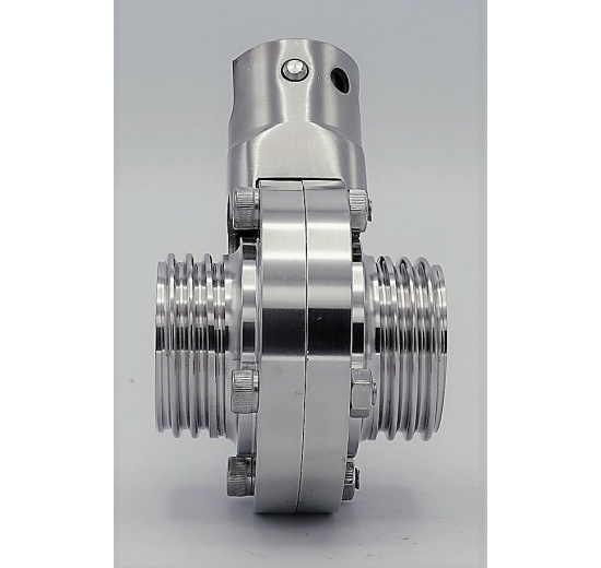 Nerezová klapka přímá, závitová typ G-G DN20