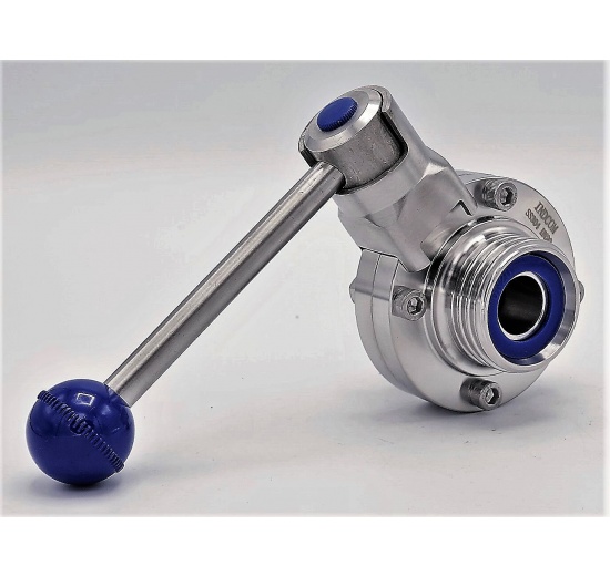 Nerezová klapka přímá, závitová typ G-G DN20