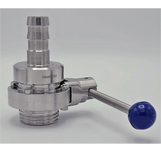 Nerezová klapka přímá, závitová typ G-G  DN25