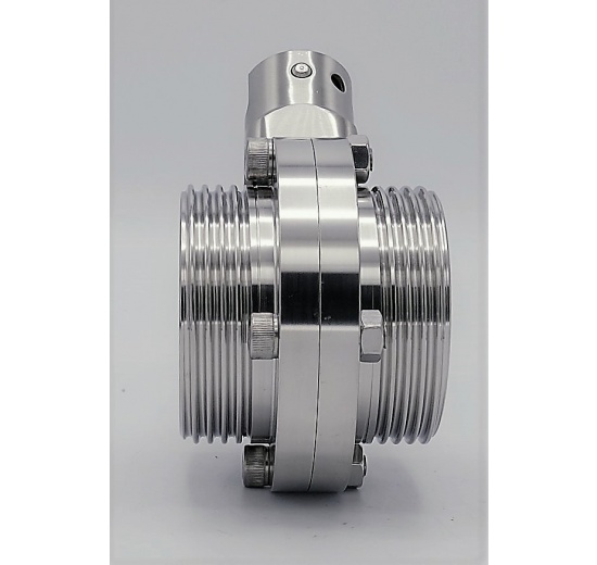 Nerezová klapka přímá, závitová typ G-G  DN50