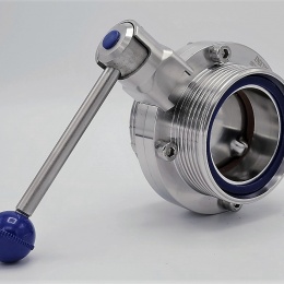 Nerezová klapka přímá, závitová typ G-G DN65