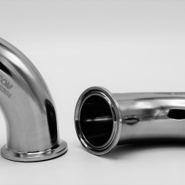 nerezová kolena CLAMP 90° DN40