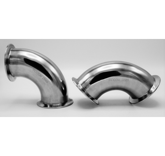 nerezová kolena CLAMP 90° DN65