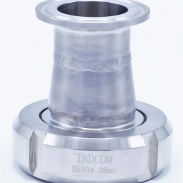 nerezová koncentrická redukce SMS38/CLAMP DN32