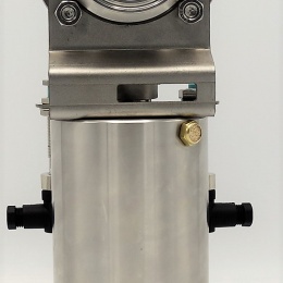 Nerezová motýlová klapka, clamp typ C-C, s pneumatickým pohonem DN50