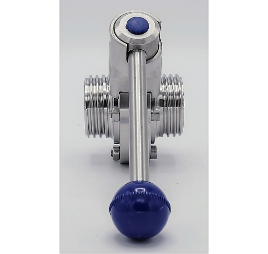 Nerezová motýlová klapka, závitová typ G-G DN20