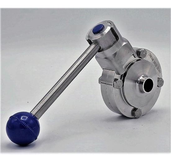 nerezová přímá klapka