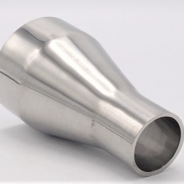 nerezová redukce centrická, navařovací, dlouhá DN 65/40