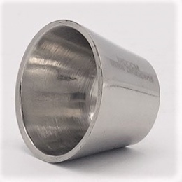 Nerezová redukce centrická, navařovací, krátká DN 15/25