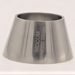 Nerezová redukce centrická, navařovací, krátká DN 40/25(40x28)