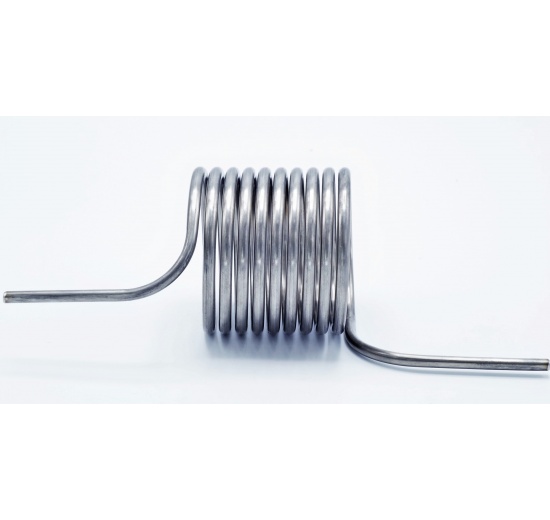 nerezová spirála ke zklidnění vzorku nápoje