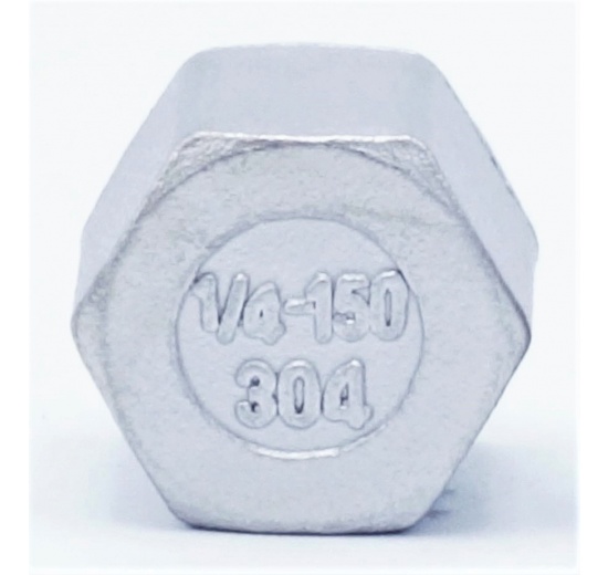 nerezová zátka (záslepka), typ 326, vnitřní závit 1/4" (DN8)