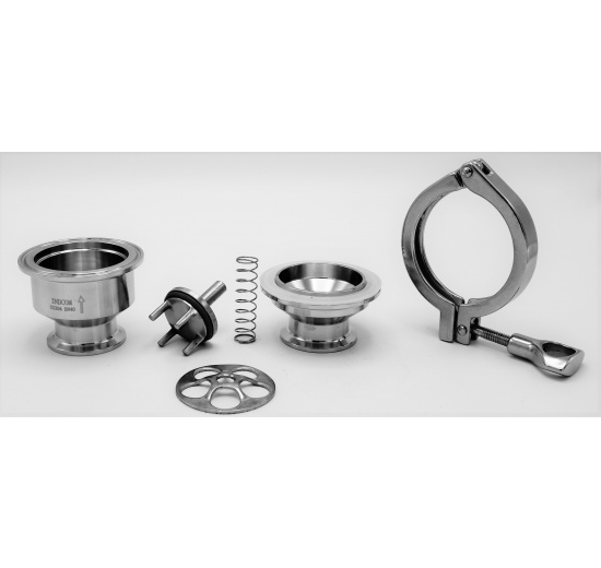 Nerezová zpětná klapka, clamp typ C-C | DN40 (K50.5)