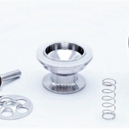 nerezová zpětná klapka DN20, límeček 50.5 mm, clamp připojení