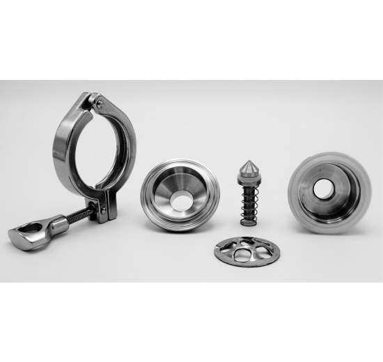 Nerezová zpětná klapka, navařovací typ S-S DN20(22x1,5mm)