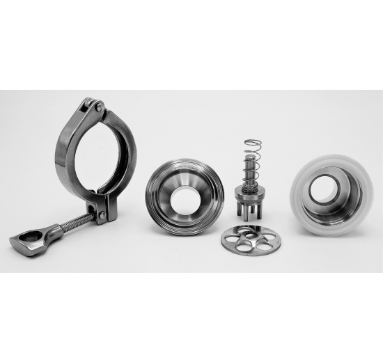 Nerezová zpětná klapka, navařovací typ S-S | DN25(28x1,5mm)