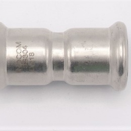 nerezové hrdlo (spojka), lisovací, F 18 mm