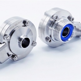 nerezové klapky přímé, typ G-S (závitové-navařovací), DN20