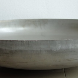 Nerezové klenuté dno| DN700 (706x3 mm), rovná hrana