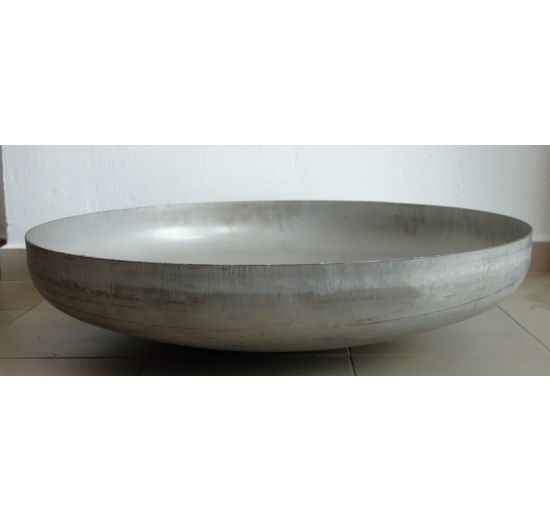 Nerezové klenuté dno| DN700 (706x3 mm), rovná hrana
