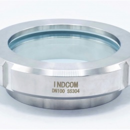 nerezové průhledítko DN100, maticové, navařovací