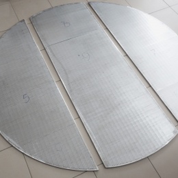 Nerezové, svařované, štěrbinové síto