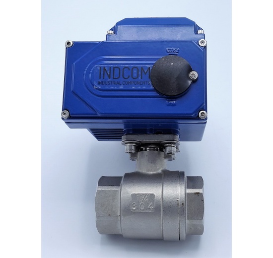 Nerezový kulový kohout, dvoudílný s adapterem pro pohon