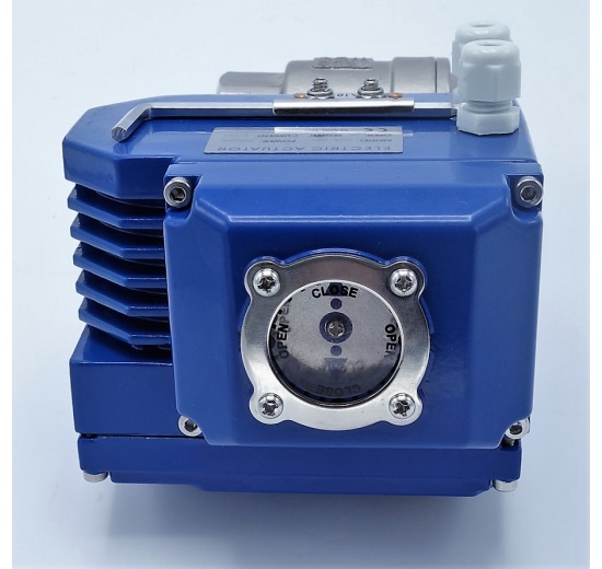 Nerezový kulový kohout, dvoudílný s adapterem pro pohon