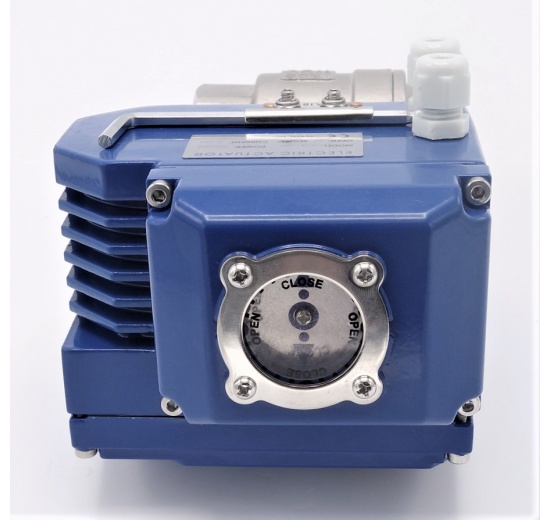 Nerezový kulový kohout, dvoudílný s elektrickým servopohonem jednootáčkovým 30 Nm