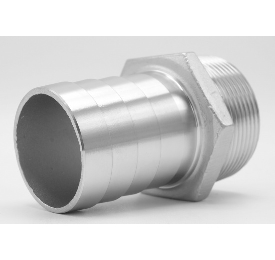 nerezový nástavec hadicový /hadicová koncovka se šestihranem/ typ 337 2"(Ø vně 51 mm)