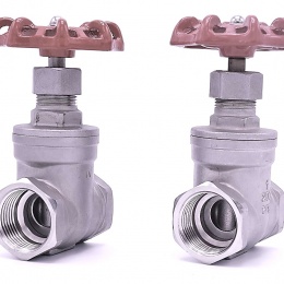 Nerezový uzavírací, regulační šoupátkový ventil 1”