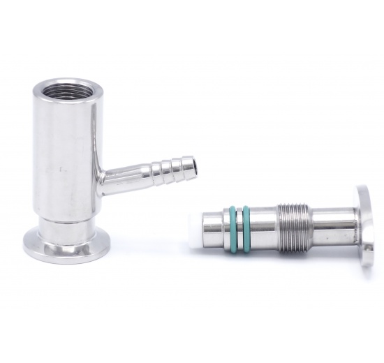 Nerezový vzorkovací ventil CLAMP Potrubní armatury a díly Vinařství pivovarnictví mlékárenský průmys