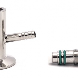 Nerezový vzorkovací ventil,kohoutek, clamp připojení DN25 (K50.5)