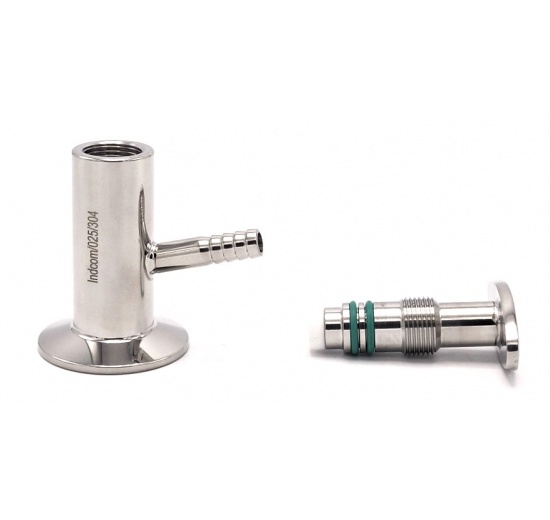 Nerezový vzorkovací ventil, kohoutek, připojení CLAMP