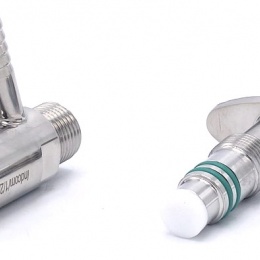 Nerezový vzorkovací ventil závitový  1/2"