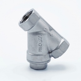 nerezový Y filtr šikmý s jemným sítkem, závitový 1/2”