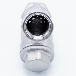 nerezový Y filtr šikmý s jemným sítkem, závitový 3/4” DN20