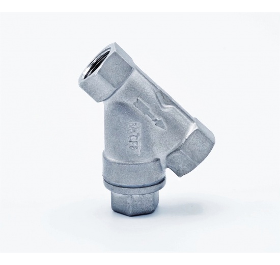 nerezový Y filtr šikmý s jemným sítkem, závitový 3/8”