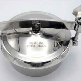 Netlakový průlez, nerez AISI304, DN200  IndCom.cz