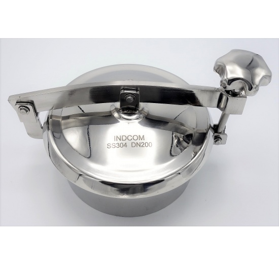 Netlakový průlez, nerez AISI304, DN200  IndCom.cz