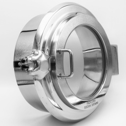 Netlakový průlez se skleněným průhledem DN300 Indcom