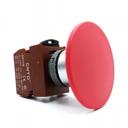 Nouzový spínač, červené tlačítko 60 mm