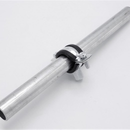 Objímka potrubní s gumou EPDM, dvoušroubová, pozinkovaná