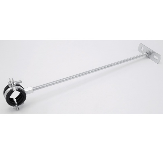 Objímka potrubní s gumou EPDM, dvoušroubová, pozinkovaná