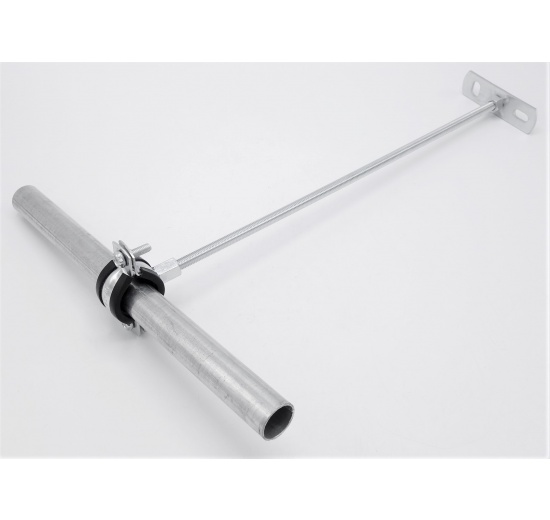 Objímka potrubní s gumou EPDM, dvoušroubová, pozinkovaná