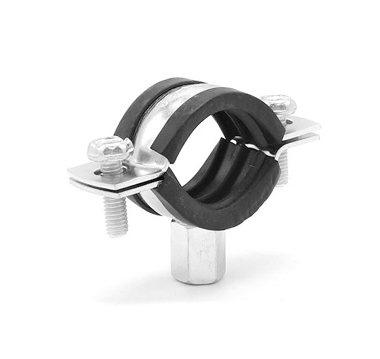 Objímka potrubní s gumou EPDM, dvoušroubová, pozinkovaná