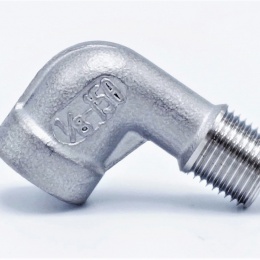 oblouk, závitové kolínko, male/female 90° typ 304 1/8"