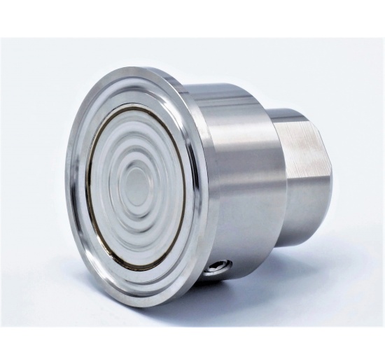 oddělovací nerezová membrána, typ c - clamp s upevňovacím třmenem (objímkou)