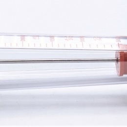 Plováčkový průtokoměr /rotametr/ plastový DN25, 0.25~2.5 m3/hod,  vnitřní závit BSP 3/4"